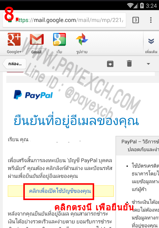 ยืนยันอีเมลล์-paypal-8